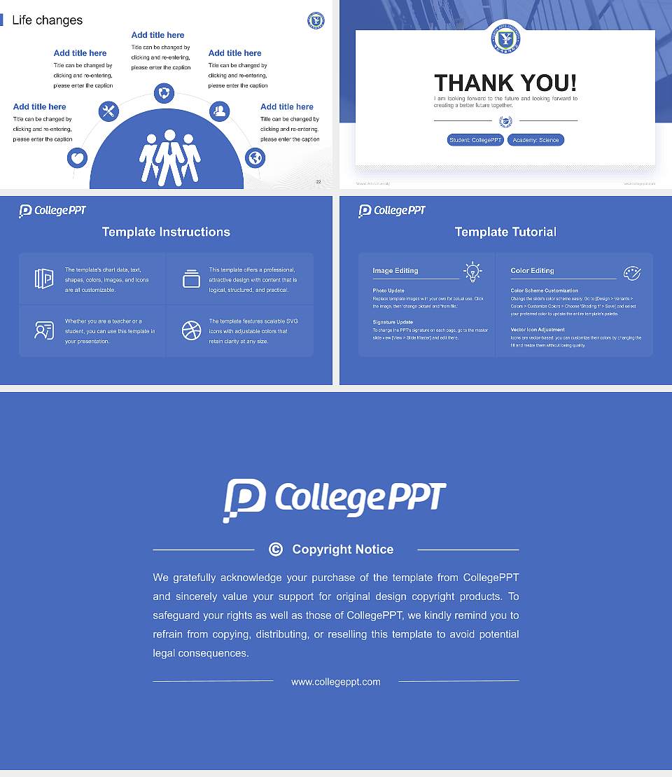 Yewon Arts University National Scholarship Defense PPT Template16:9 ratio PPT effect preview image4