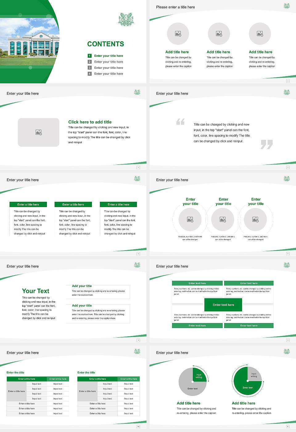 University of Ulsan Course/Courseware Creation PPT Template16:9 ratio PPT effect preview image2
