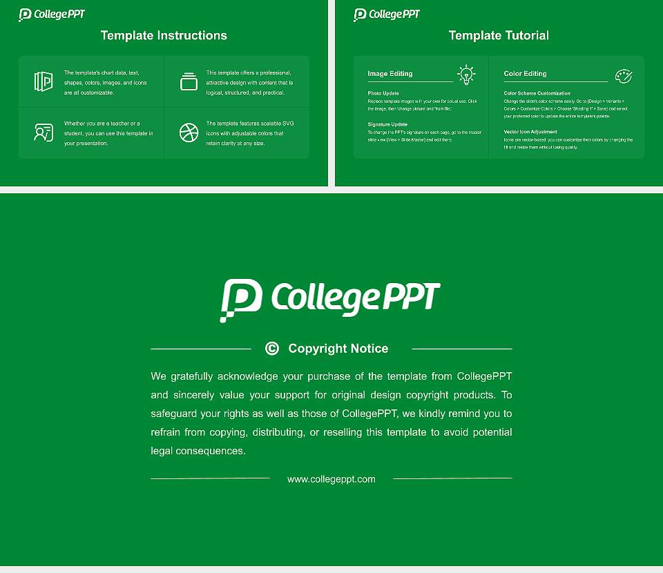 University of Ulsan Course/Courseware Creation PPT Template16:9 ratio PPT effect preview image5