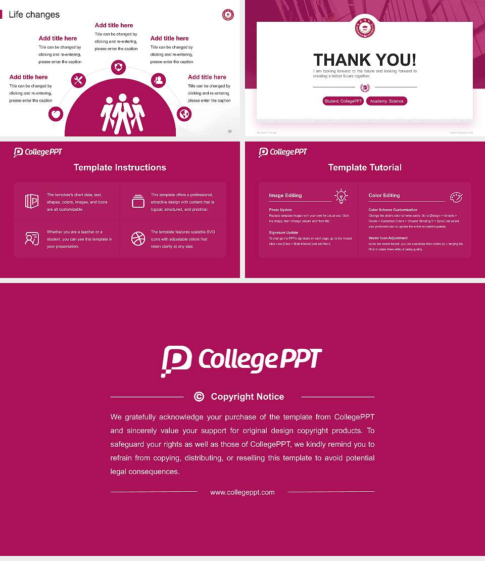 Sung-duk College National Scholarship Defense PPT Template16:9 ratio PPT effect preview image4