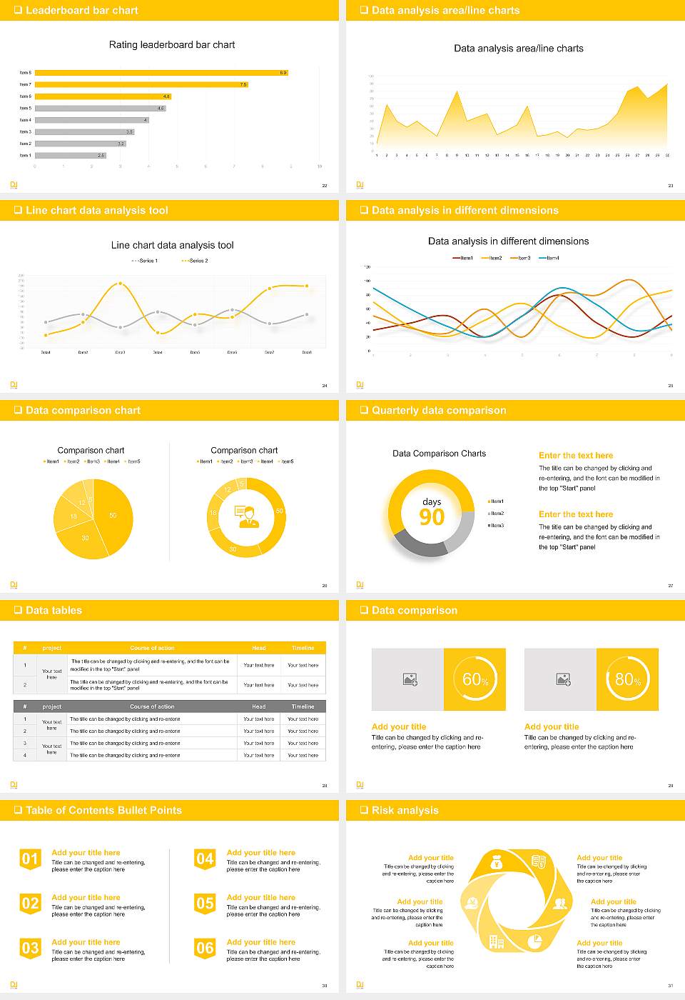 Cyber University General Purpose PPT Template16:9 ratio PPT effect preview image4