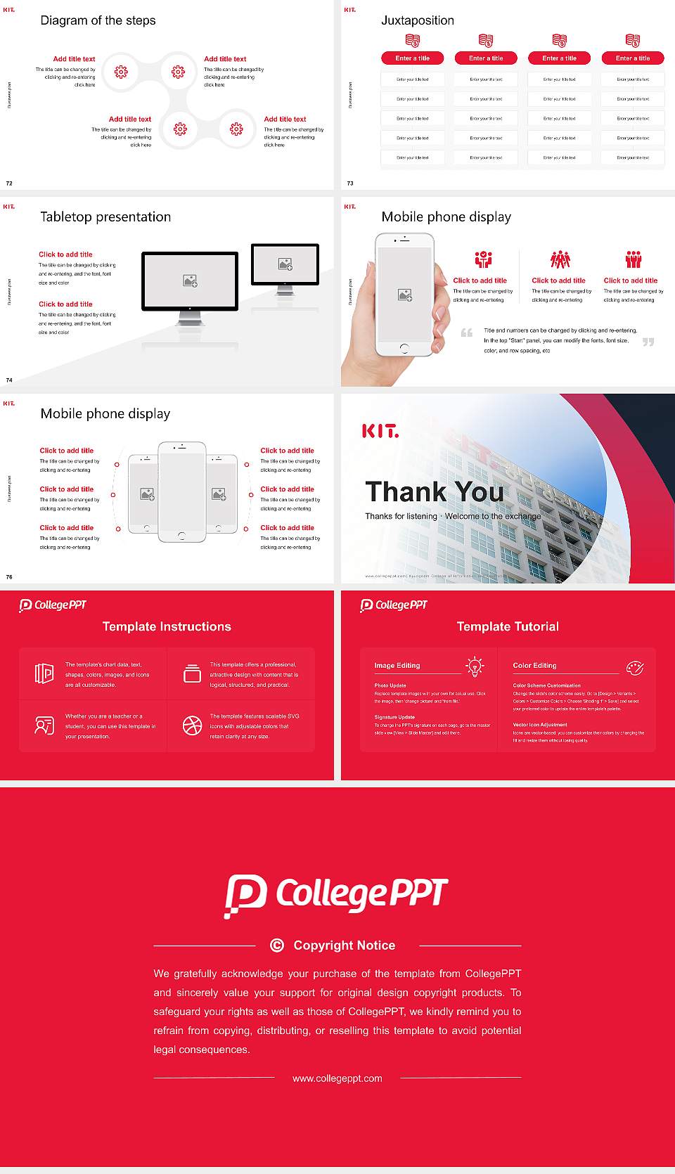 Kyungnam College of Information and Technology Competition/Entrepreneurship Contest PPT Template16:9 ratio PPT effect preview image9