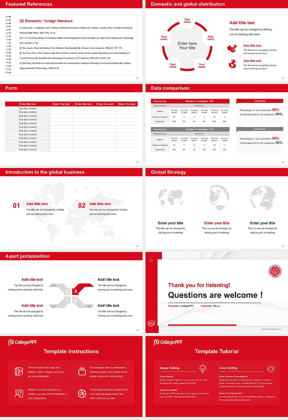 Kyungpook National University Thesis Proposal/Graduation Defense PPT Template16:9 ratio PPT effect preview image4