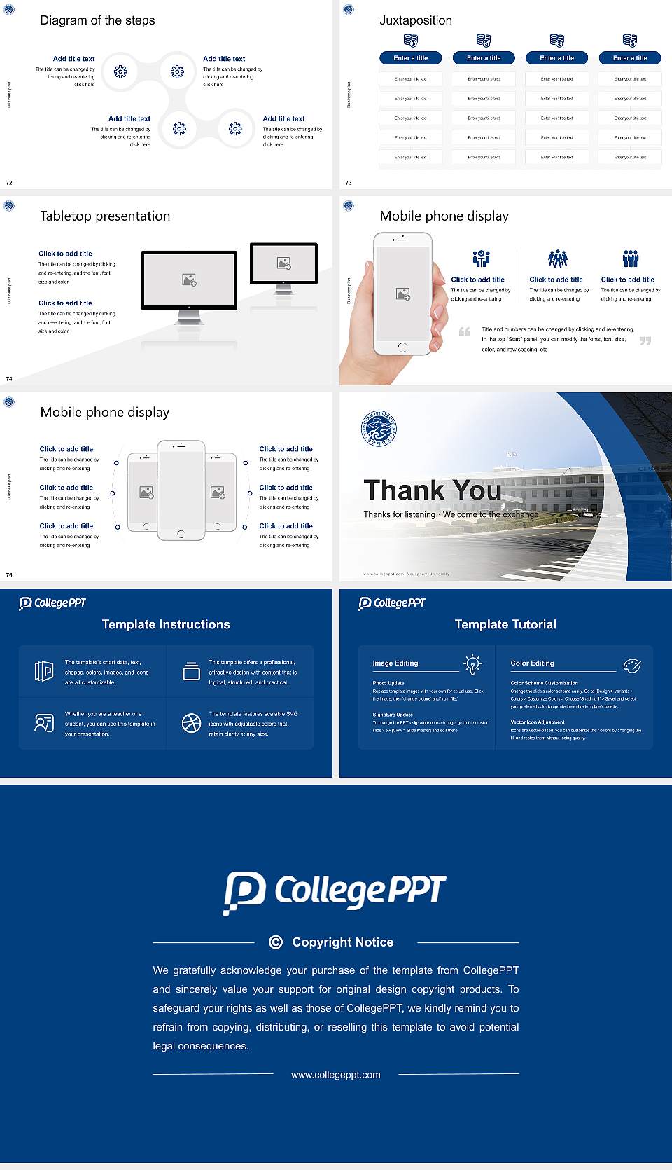 Yeungnam University Competition/Entrepreneurship Contest PPT Template16:9 ratio PPT effect preview image9