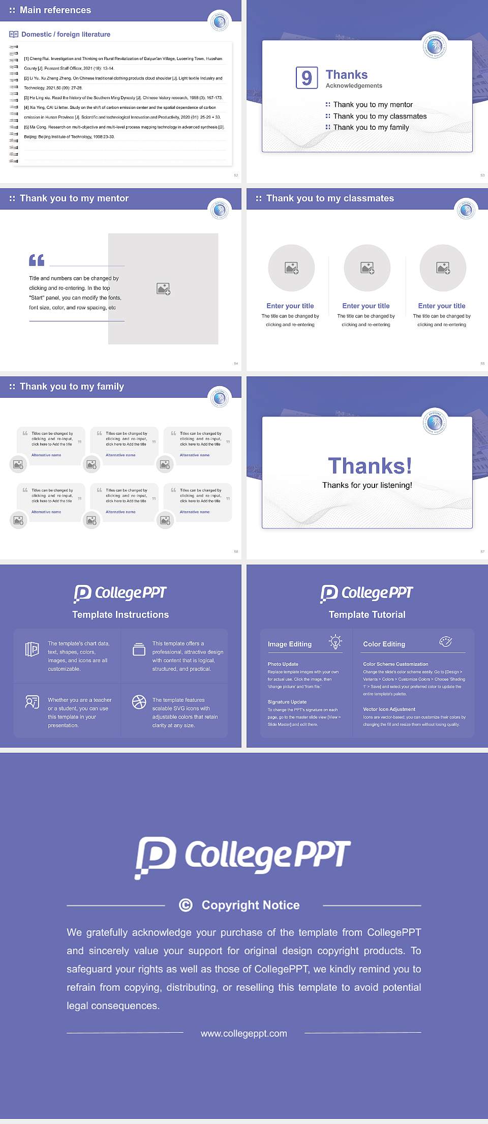 Sungshin Women’s University Graduation Thesis Defense PPT Template4:3 ratio PPT effect preview image7