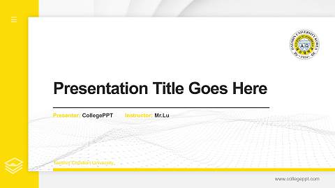 Taeshin Christian University Thesis Proposal/Graduation Defense PPT Template