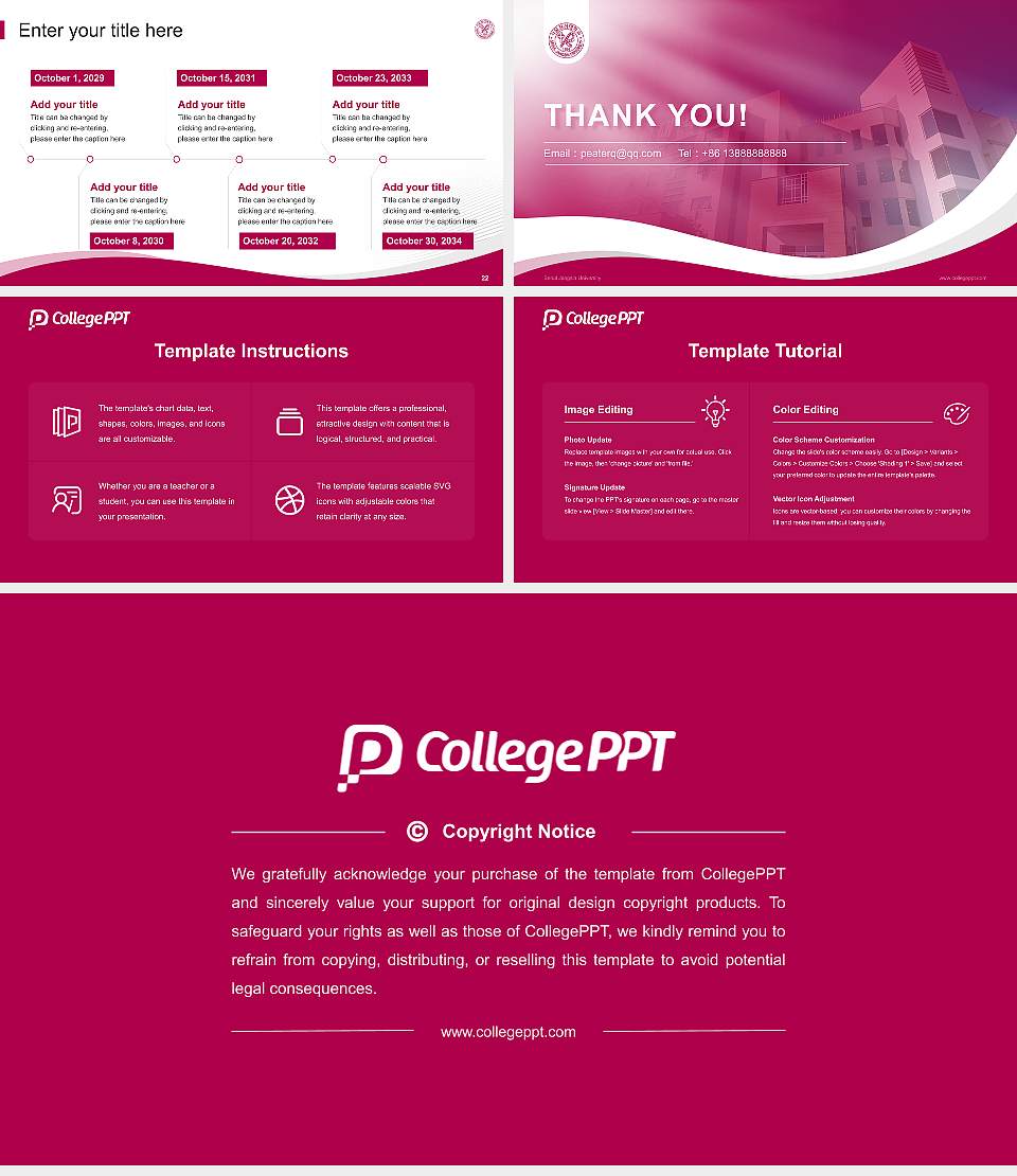 Seoul Jangsin University Lecture Sharing and Networking Event PPT Template16:9 ratio PPT effect preview image4
