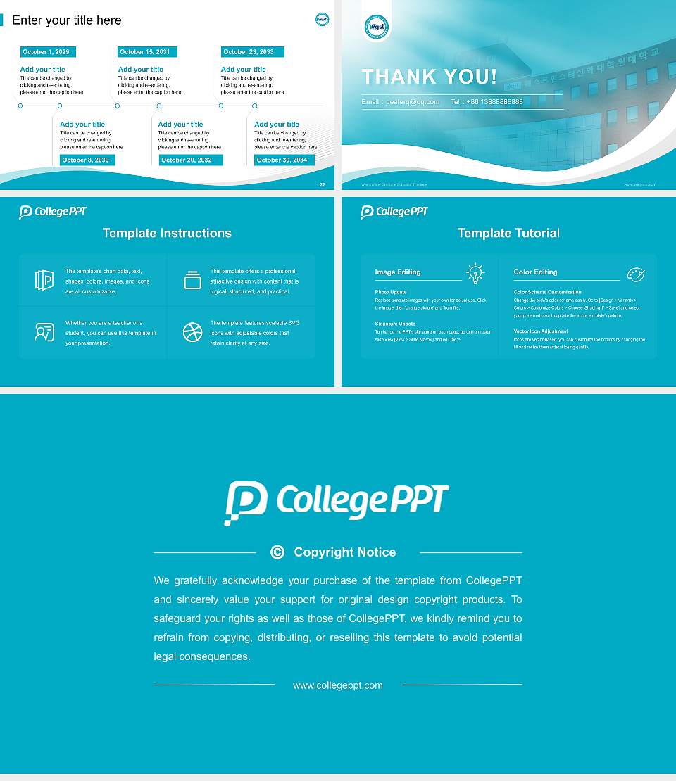 Westminster Graduate School of Theology Lecture Sharing and Networking Event PPT Template16:9 ratio PPT effect preview image4