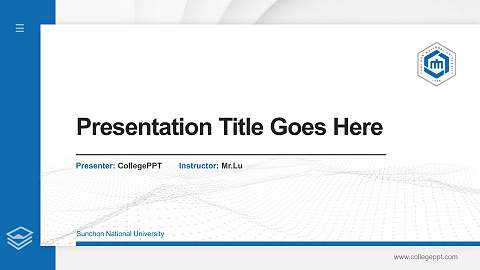Sunchon National University Thesis Proposal/Graduation Defense PPT Template