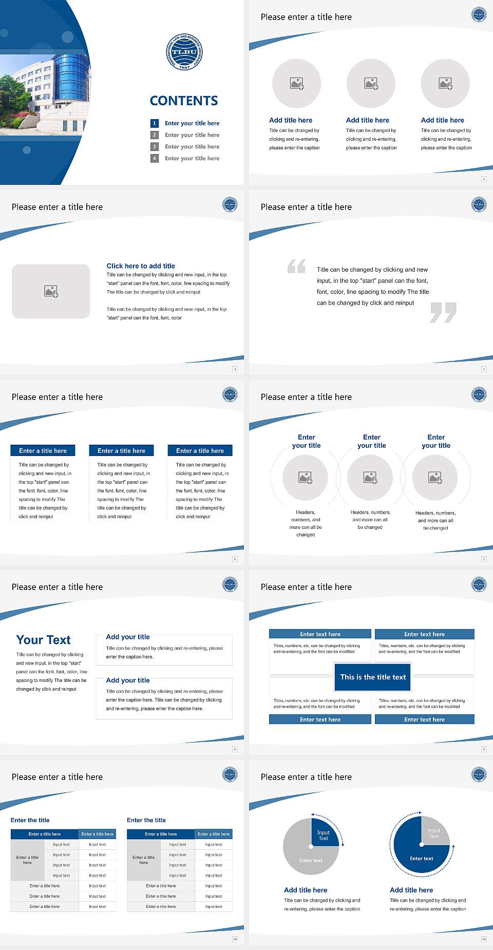 Transnational Law and Business University Course/Courseware Creation PPT Template4:3 ratio PPT effect preview image2
