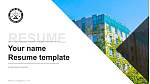 Sungkonghoe University CV PPT-sjabloon