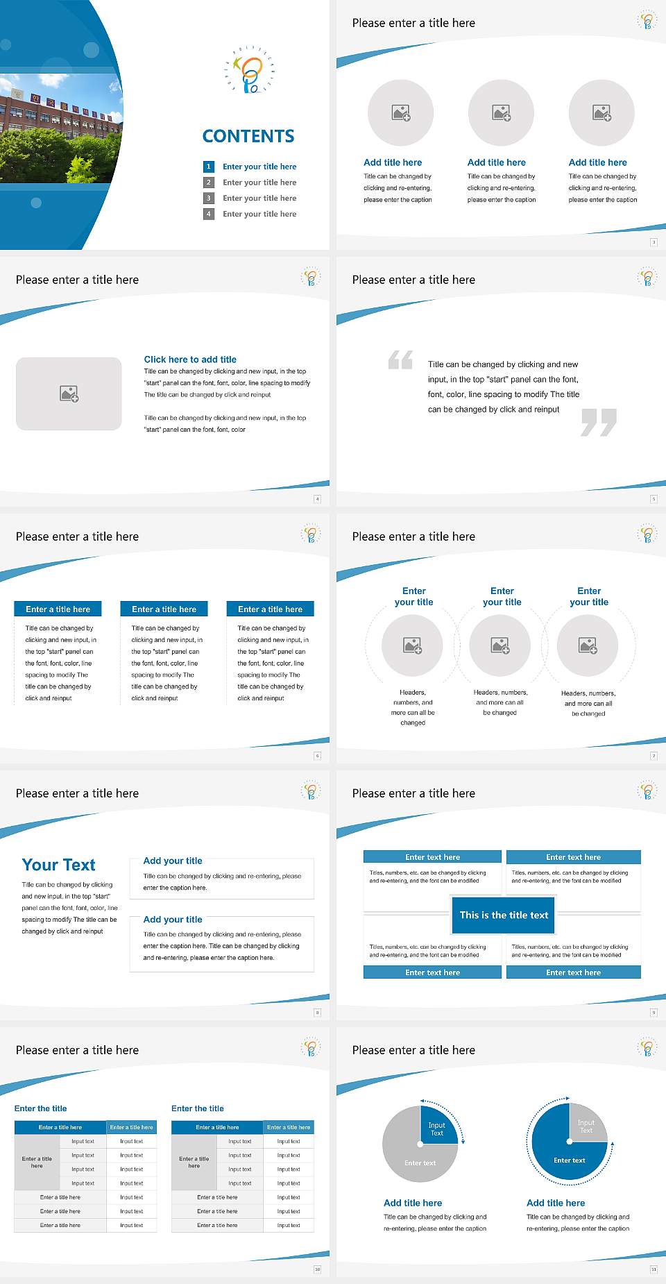 Seoul-Jeongsu Polytechnic College Course/Courseware Creation PPT Template4:3 ratio PPT effect preview image2