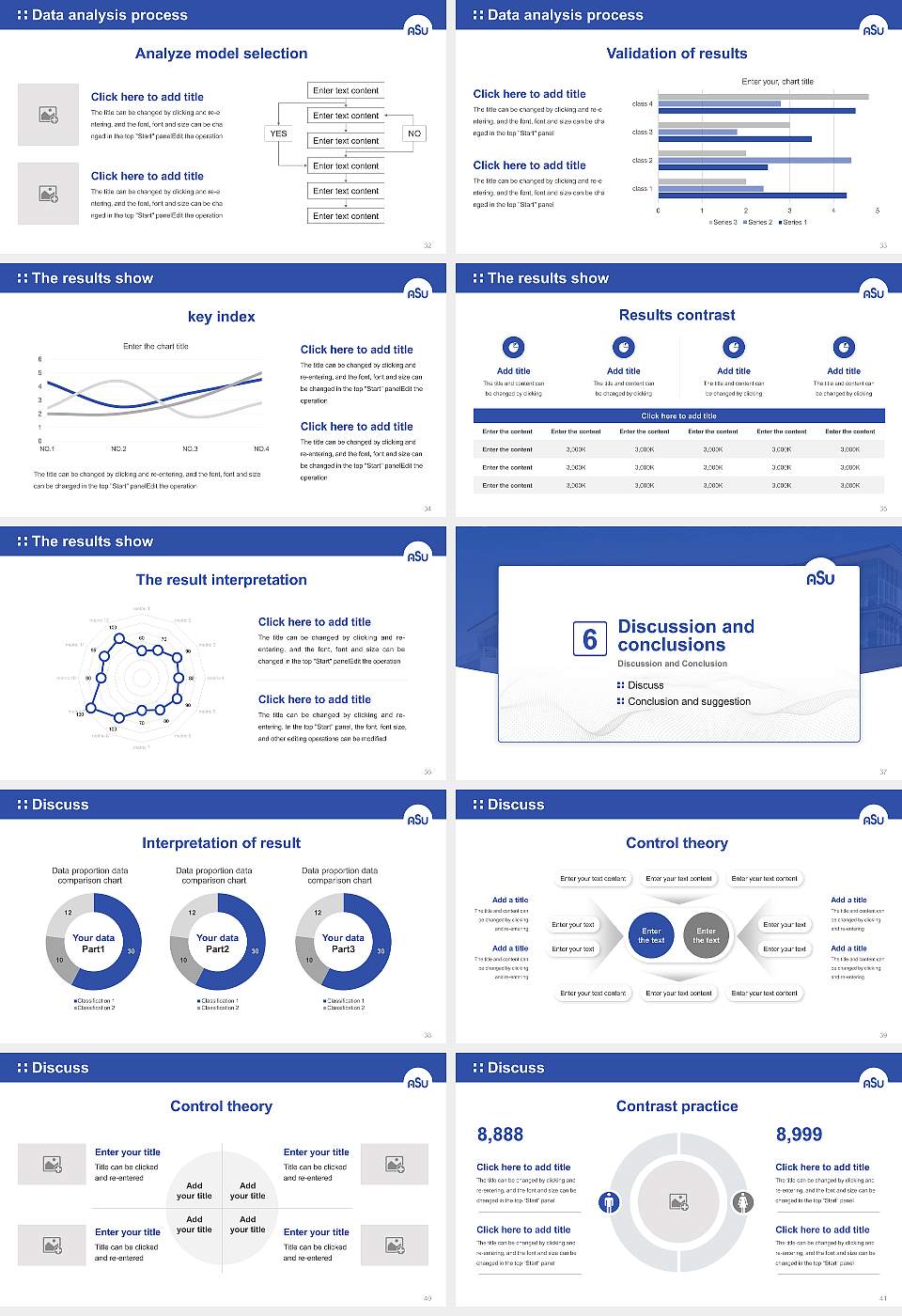 Aichi Sangyo University Graduation Thesis Defense PPT Template16:9 ratio PPT effect preview image5
