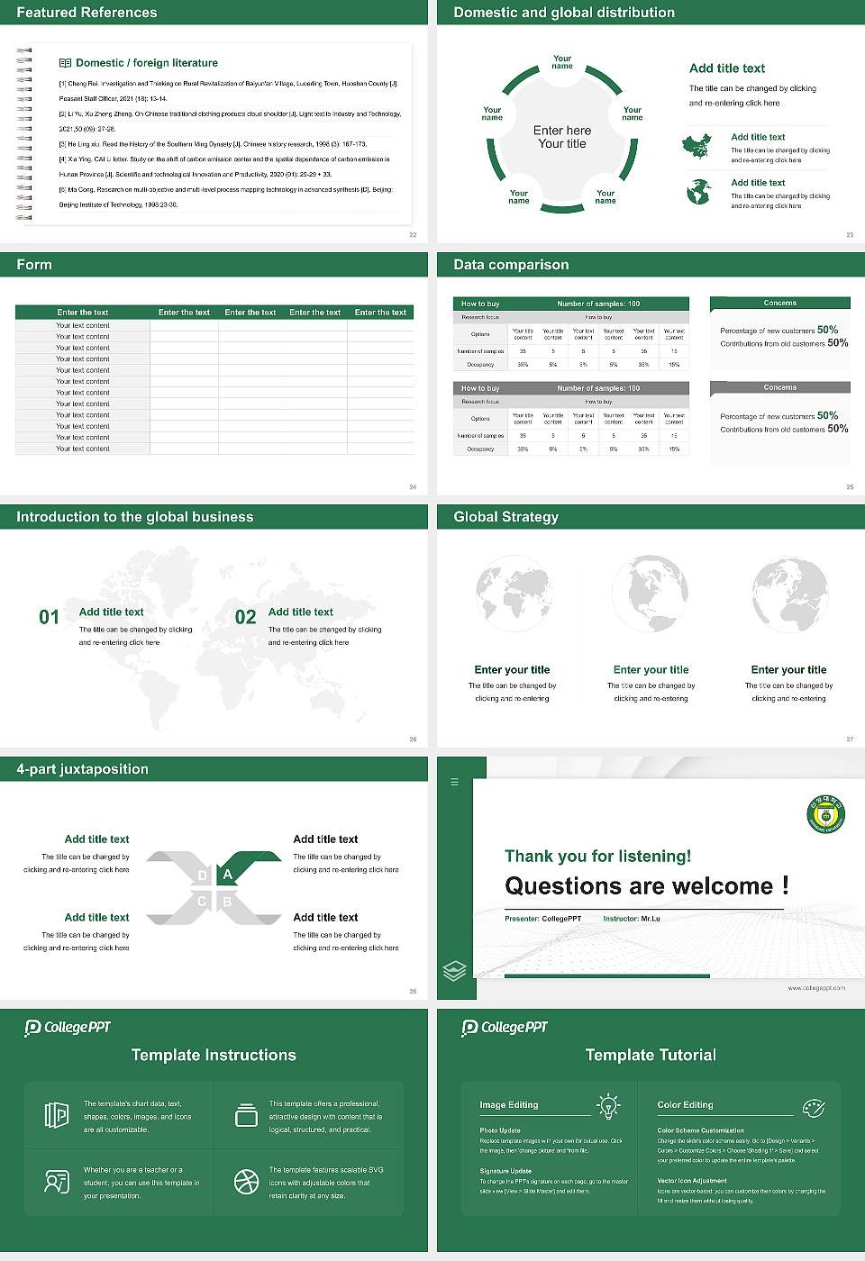 Shinsung University Thesis Proposal/Graduation Defense PPT Template16:9 ratio PPT effect preview image4