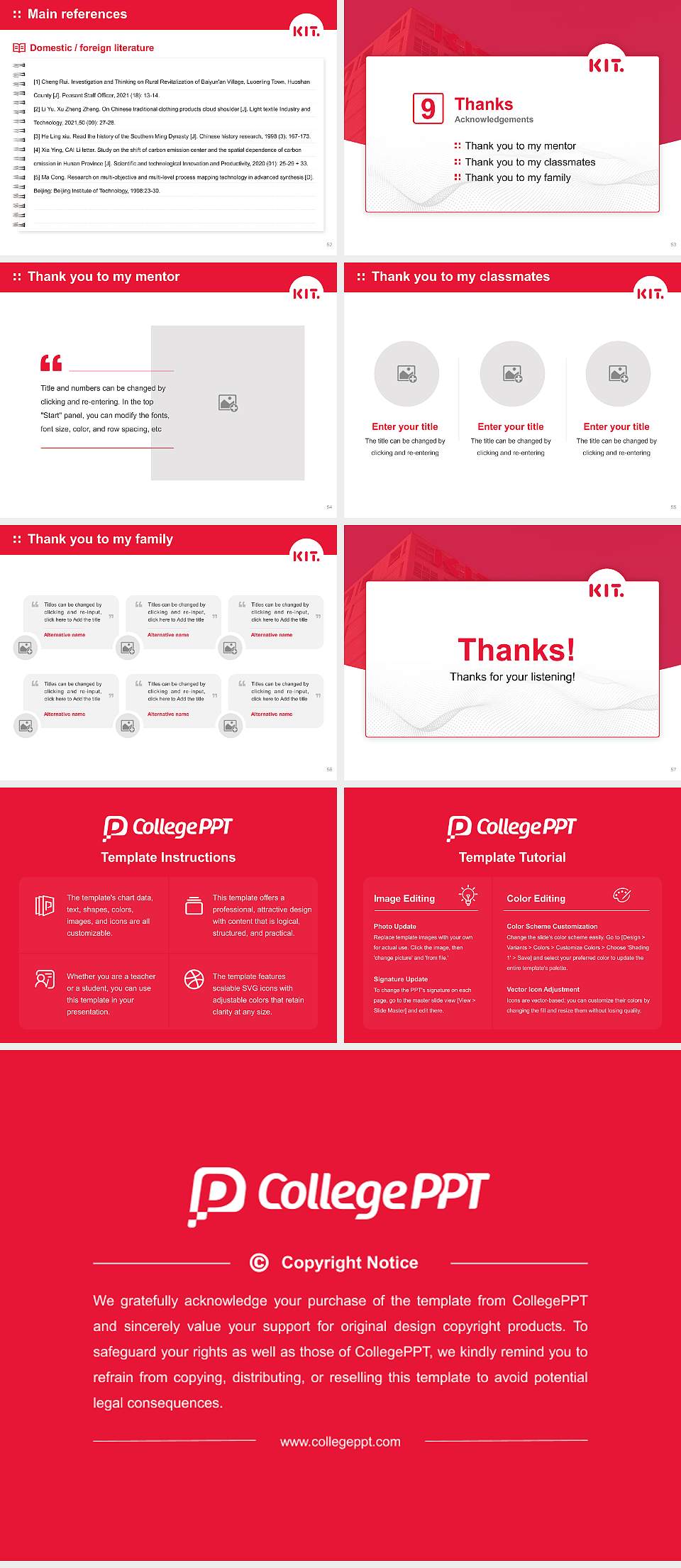Kyungnam College of Information and Technology Graduation Thesis Defense PPT Template4:3 ratio PPT effect preview image7
