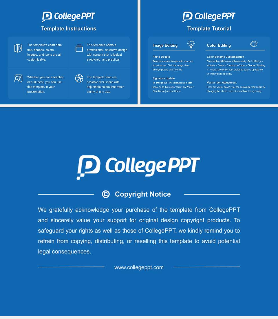 Woosuk University Course/Courseware Creation PPT Template4:3 ratio PPT effect preview image5