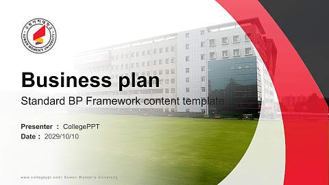 Suwon Women’s University Competition/Entrepreneurship Contest PPT Template
