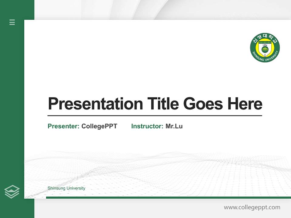 Shinsung University Thesis Proposal/Graduation Defense PPT Template4:3 ratio PPT effect preview image5