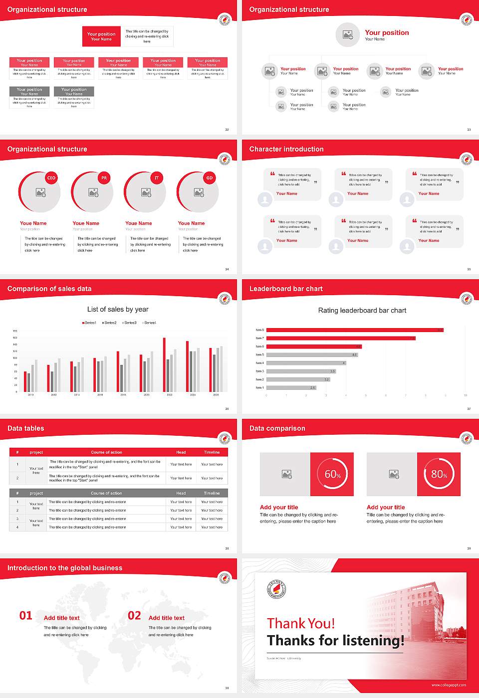Suwon Women’s University Academic Presentation/Research Findings Report PPT Template16:9 ratio PPT effect preview image4