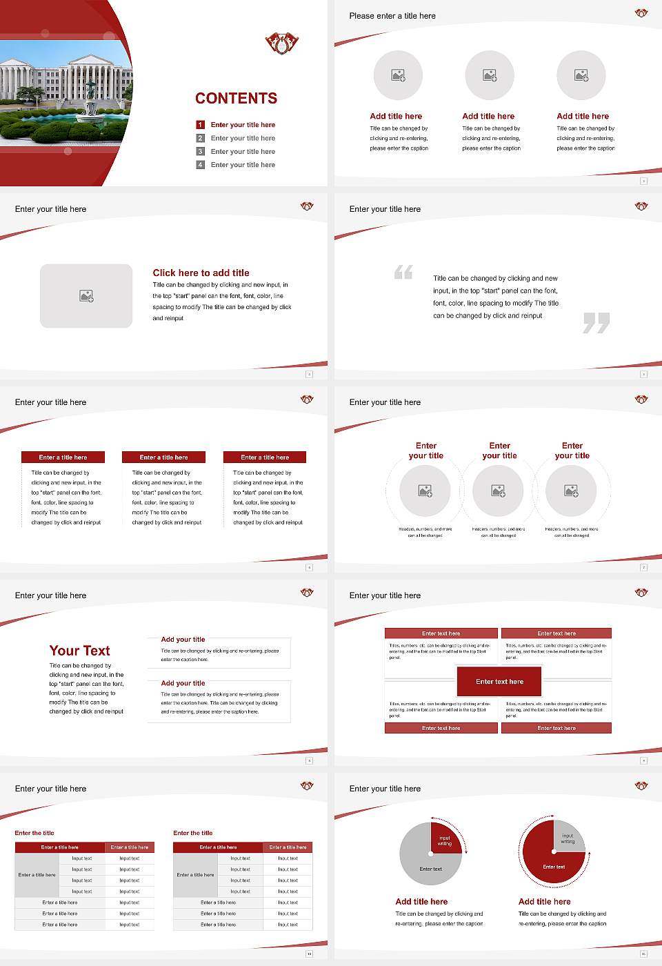 Kyunghee University Course/Courseware Creation PPT Template16:9 ratio PPT effect preview image2