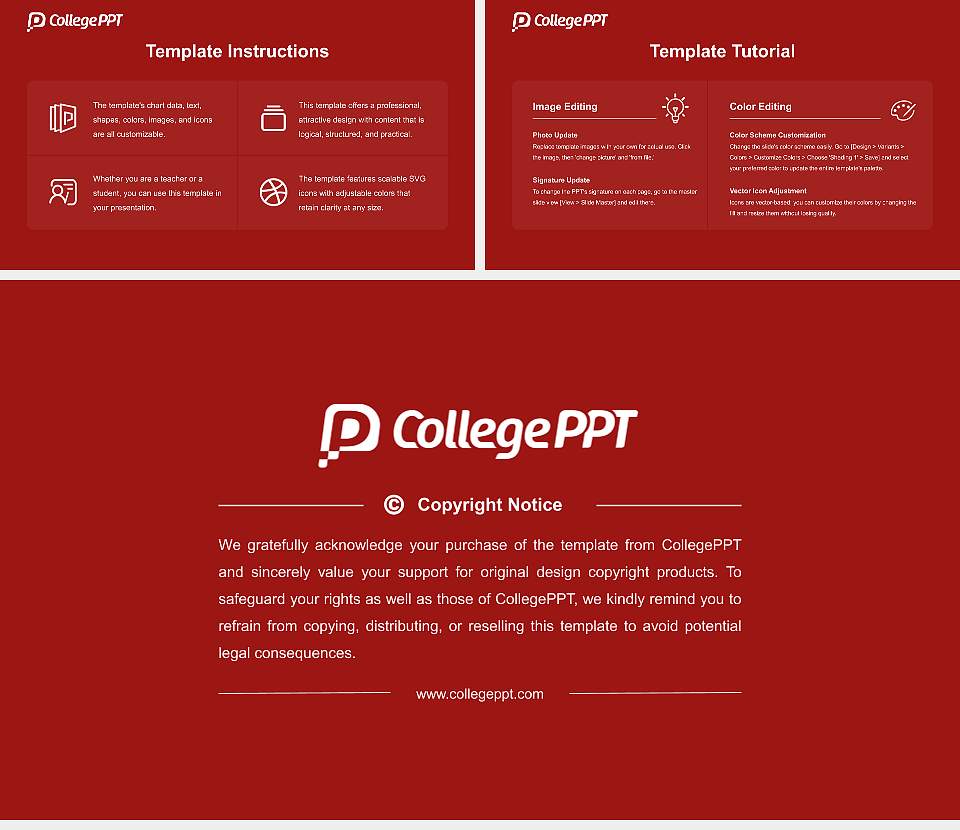 Kyunghee University Course/Courseware Creation PPT Template16:9 ratio PPT effect preview image5