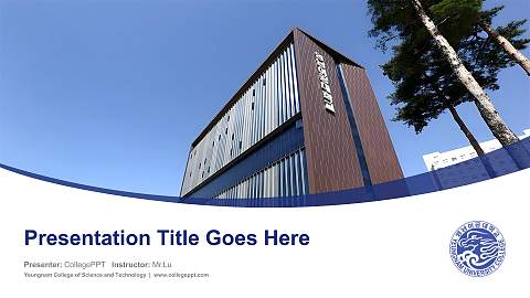 Yeungnam College of Science and Technology Course/Courseware Creation PPT Template