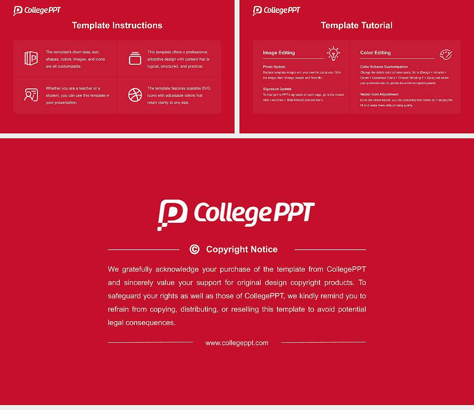Atomi University Course/Courseware Creation PPT Template16:9 ratio PPT effect preview image5