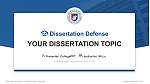 Wonkwang Health Science College Graduation Thesis Defense PPT Template