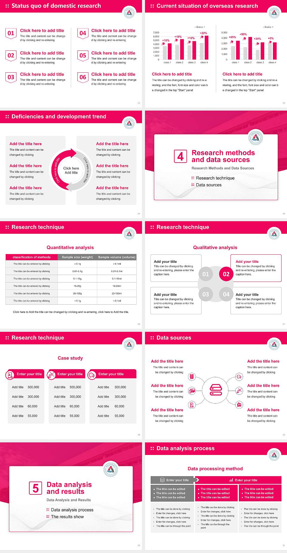 Yonam Institute of Digital Technology Graduation Thesis Defense PPT Template4:3 ratio PPT effect preview image4