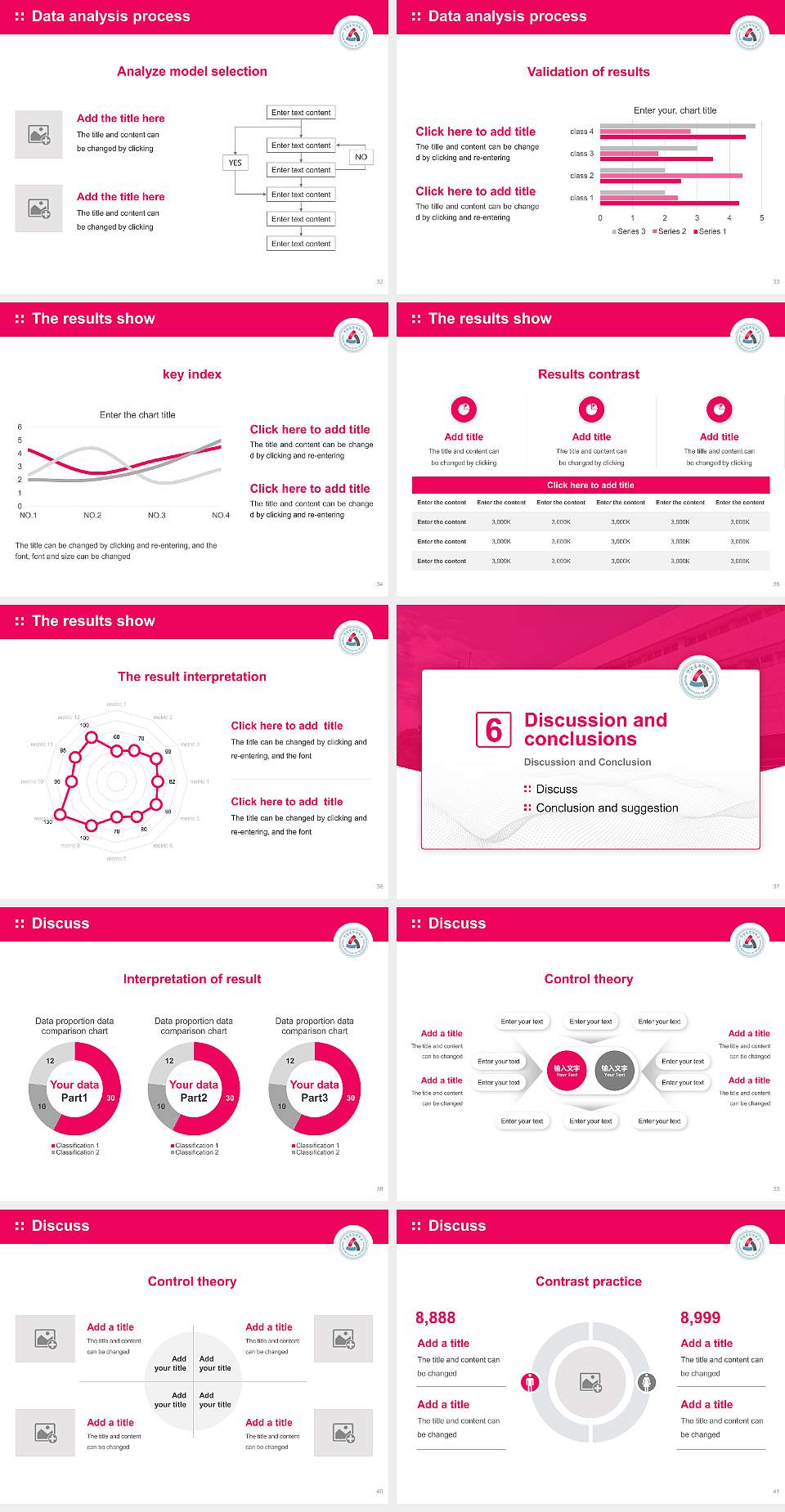 Yonam Institute of Digital Technology Graduation Thesis Defense PPT Template4:3 ratio PPT effect preview image5