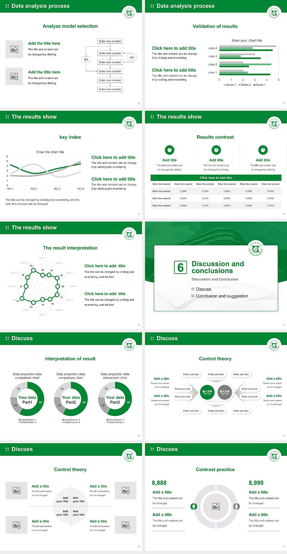 Yosu National University Graduation Thesis Defense PPT Template4:3 ratio PPT effect preview image5