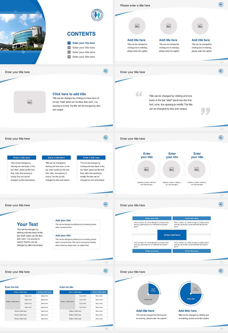 Shinheung College Course/Courseware Creation PPT Template16:9 ratio PPT effect preview image2