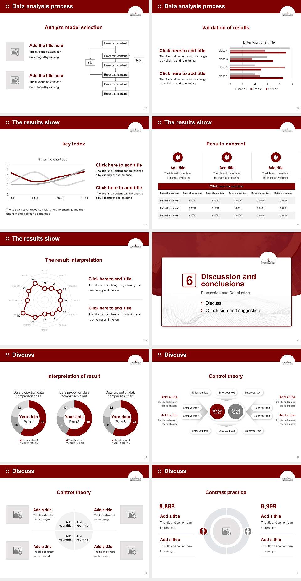 Torch Trinity Graduate University Graduation Thesis Defense PPT Template4:3 ratio PPT effect preview image5