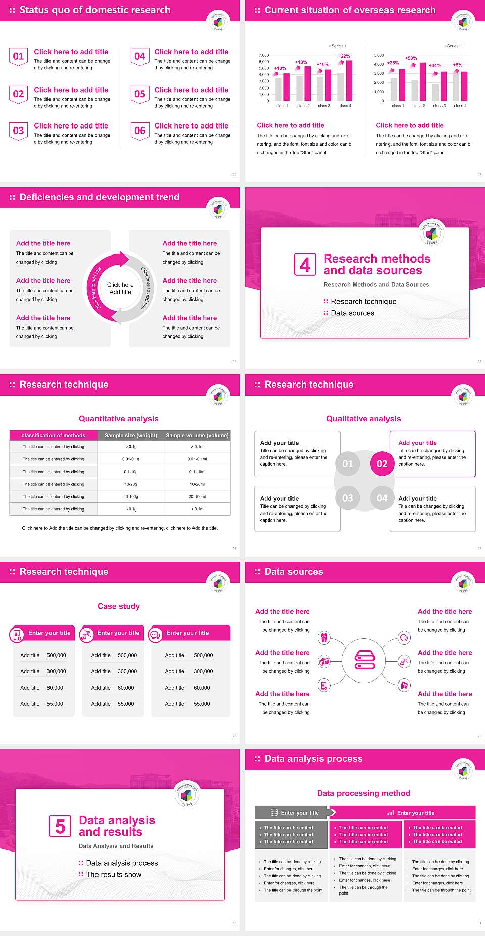 Yeonsung University Graduation Thesis Defense PPT Template4:3 ratio PPT effect preview image4
