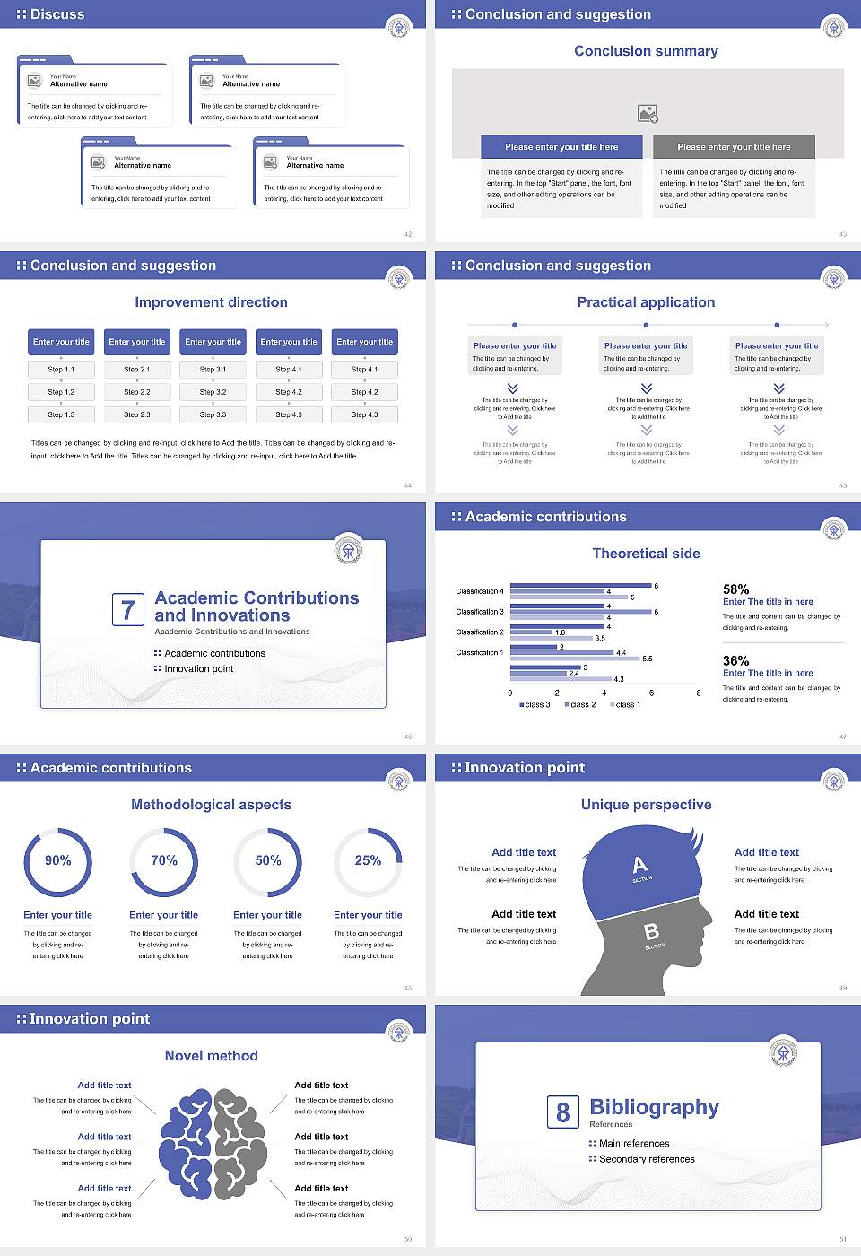 Suwon Catholic University Graduation Thesis Defense PPT Template16:9 ratio PPT effect preview image6