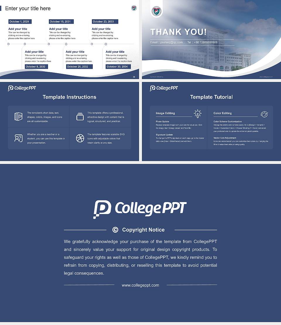 Sunmoon University Lecture Sharing and Networking Event PPT Template16:9 ratio PPT effect preview image4