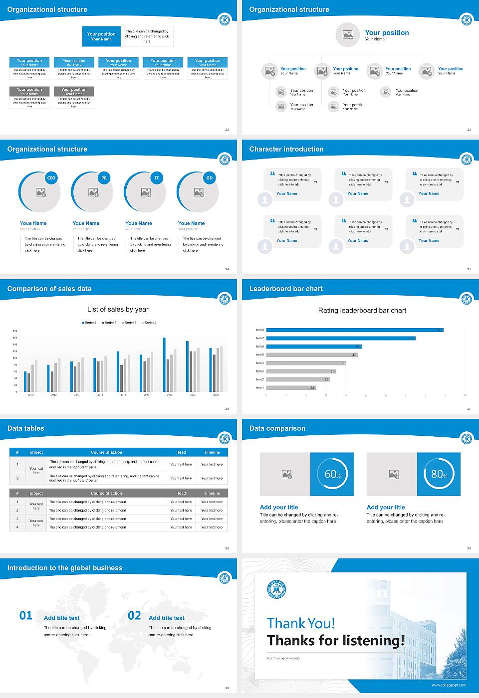 Seoul Theological University Academic Presentation/Research Findings Report PPT Template16:9 ratio PPT effect preview image4