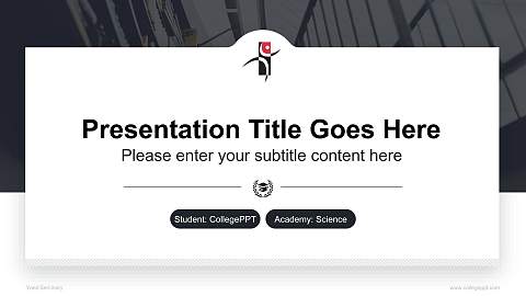 Yaeil Seminary National Scholarship Defense PPT Template