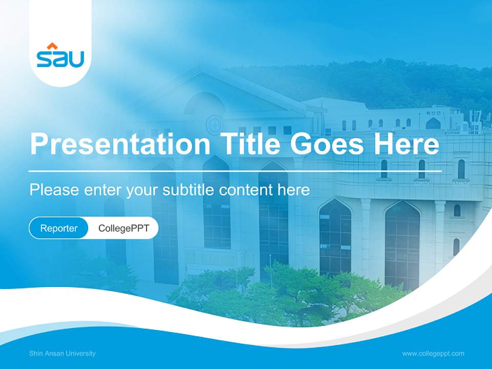 Shin Ansan University Lecture Sharing and Networking Event PPT Template4:3 ratio PPT effect preview image4