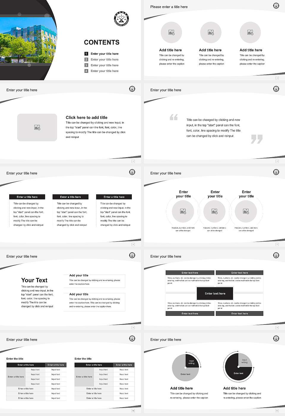 Sungkonghoe University Course/Courseware Creation PPT Template16:9 ratio PPT effect preview image2