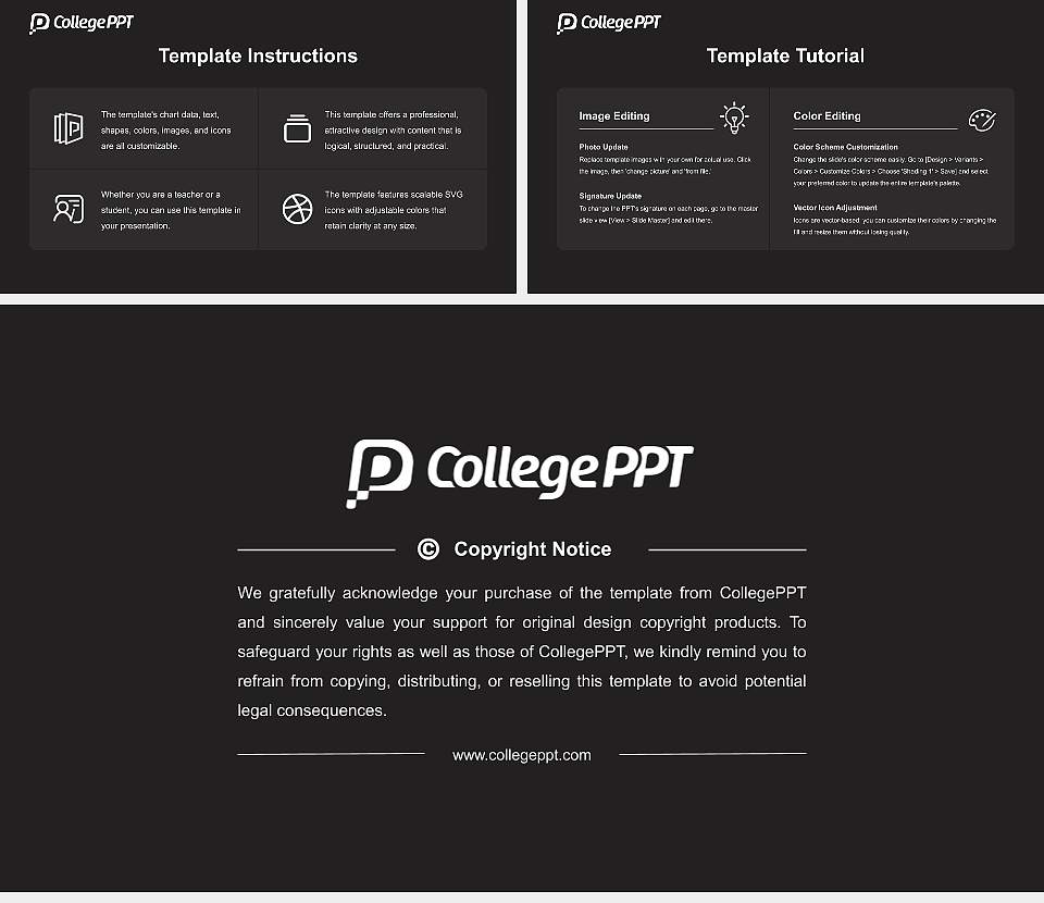 Sungkonghoe University Course/Courseware Creation PPT Template16:9 ratio PPT effect preview image5
