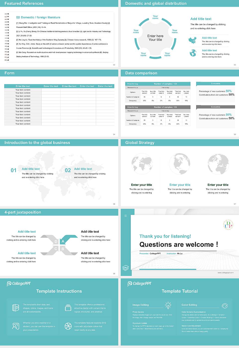 Daiichi University of Pharmacy Thesis Proposal/Graduation Defense PPT Template16:9 ratio PPT effect preview image4