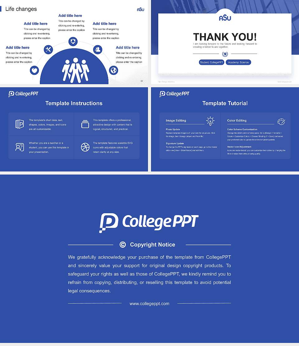 Aichi Sangyo University National Scholarship Defense PPT Template16:9 ratio PPT effect preview image4
