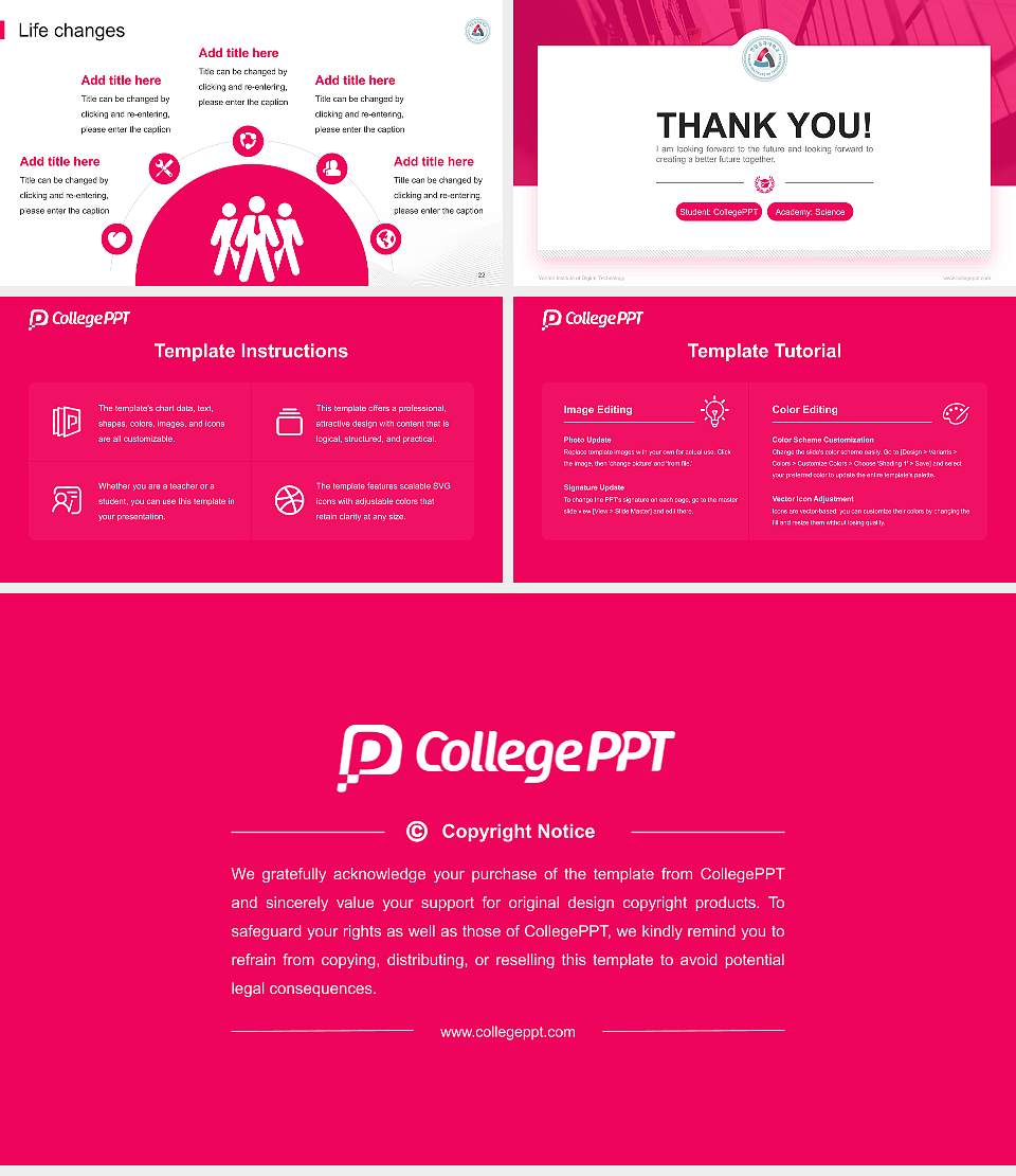 Yonam Institute of Digital Technology National Scholarship Defense PPT Template16:9 ratio PPT effect preview image4