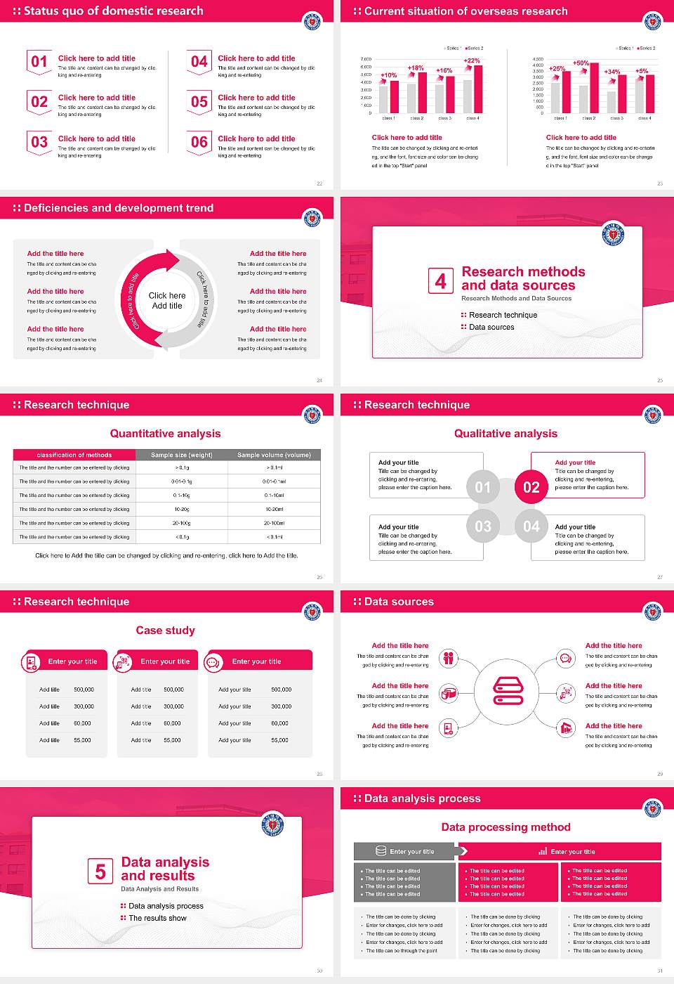 Luther University Graduation Thesis Defense PPT Template16:9 ratio PPT effect preview image4