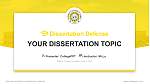 Taeshin Christian University Scriptieverdediging PPT-sjabloon