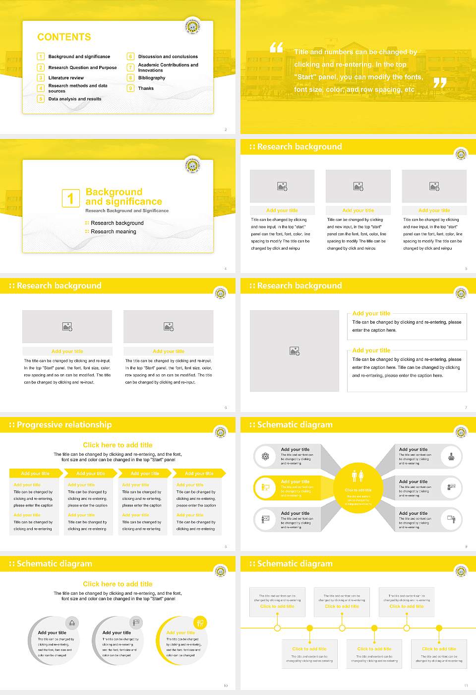 Taeshin Christian University Graduation Thesis Defense PPT Template16:9 ratio PPT effect preview image2