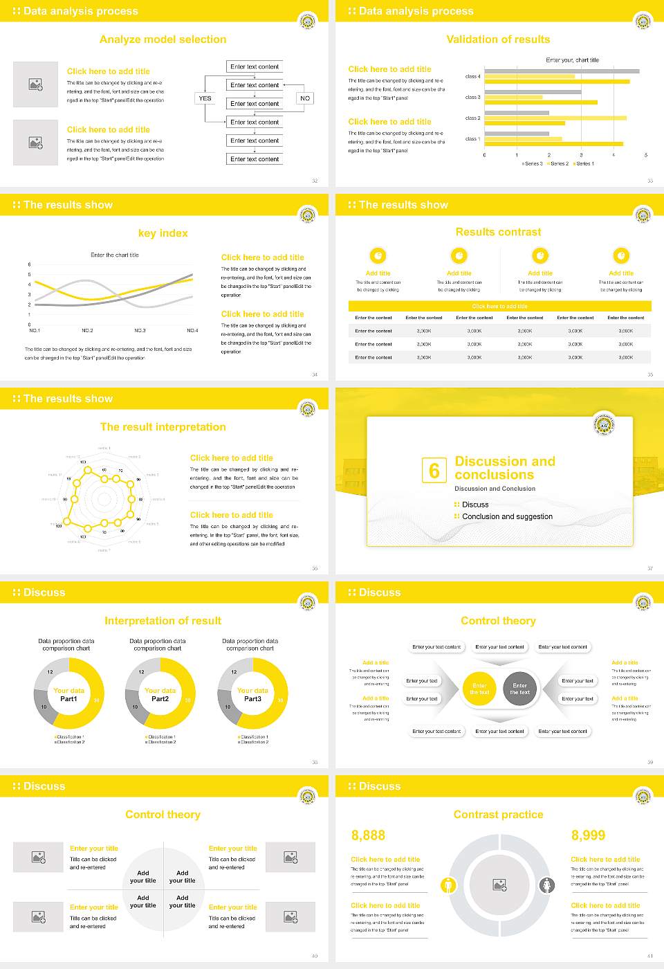 Taeshin Christian University Graduation Thesis Defense PPT Template16:9 ratio PPT effect preview image5