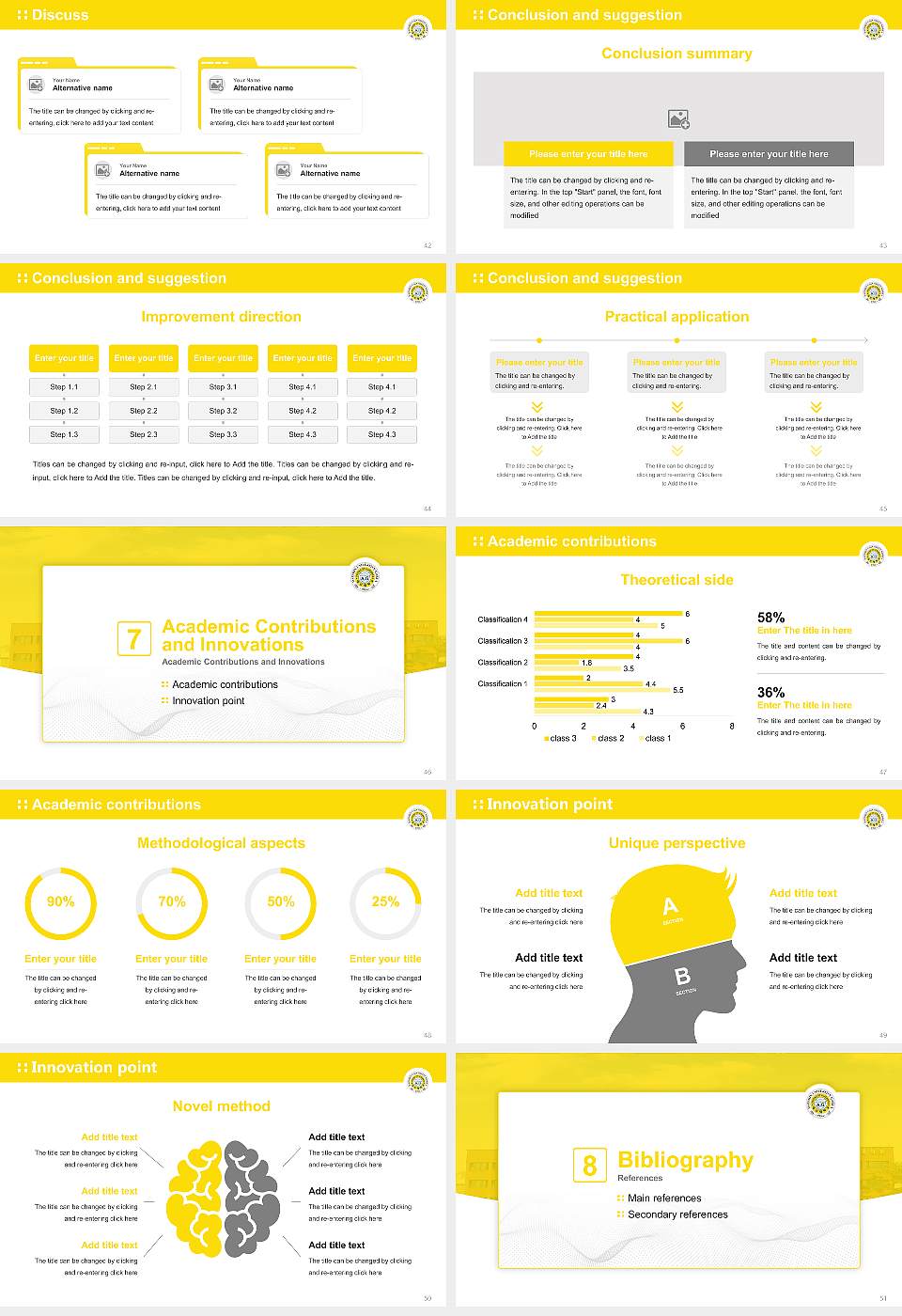 Taeshin Christian University Graduation Thesis Defense PPT Template16:9 ratio PPT effect preview image6