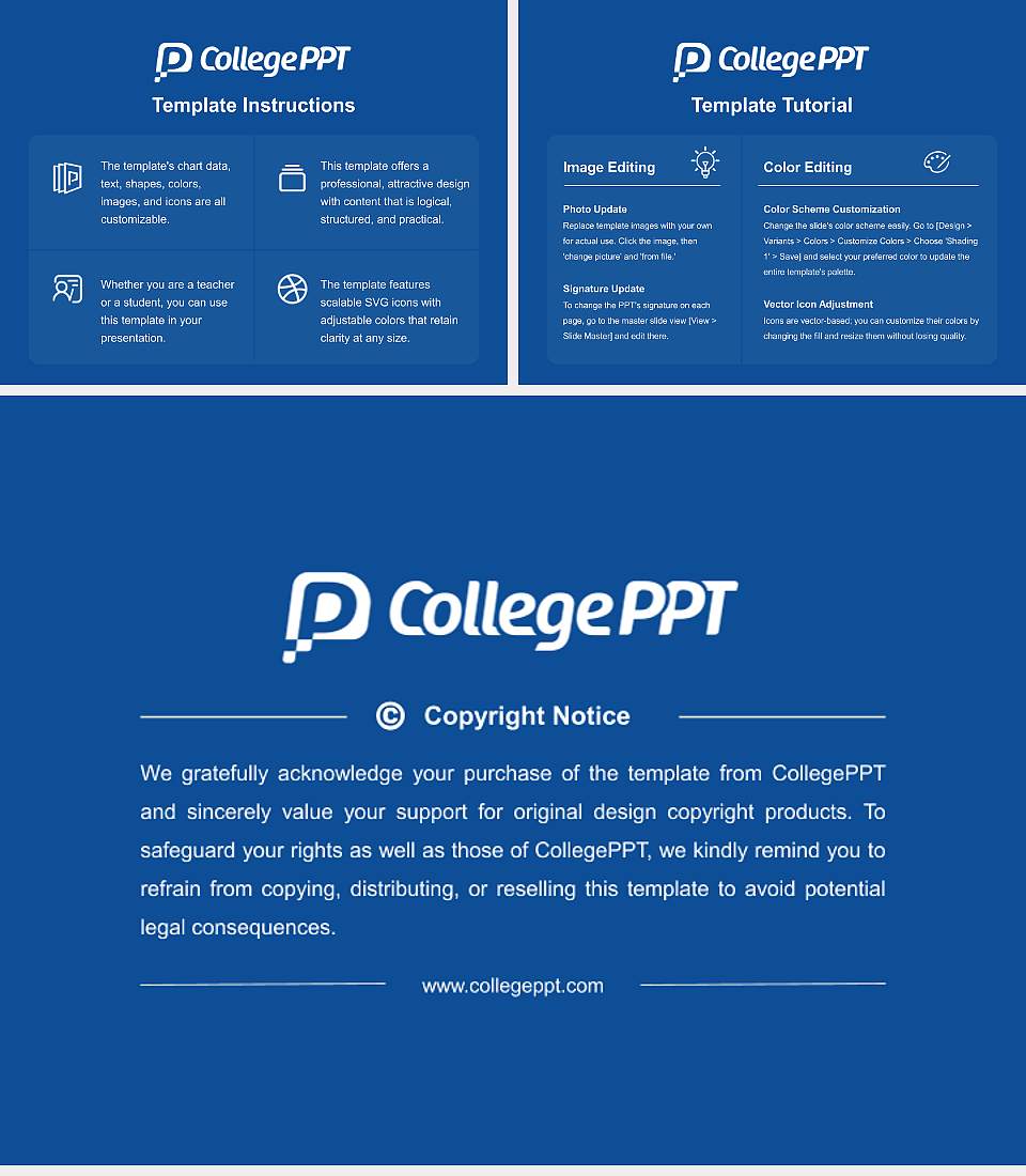 Woosong University Course/Courseware Creation PPT Template4:3 ratio PPT effect preview image5